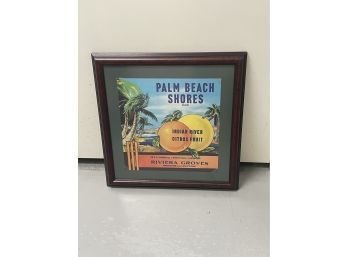 Palm Beach Shores Framed Print