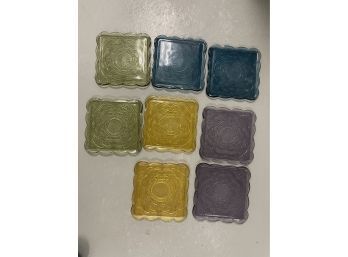 Set Of 8 Stained Glass Coasters