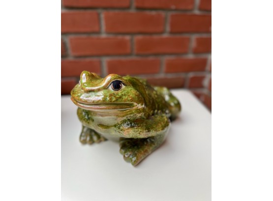 Painted Ceramic Frog