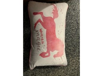 Small Unicorn Pillow
