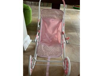 Pink Baby Doll Stroller