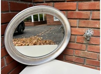 Oval Silver Mirror - Just The Right Size