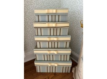 Stack Of 5 Boxes For Storage