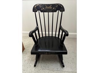 Hand Stenciled Small Childs Rocker