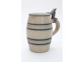 Lidded Stoneware Mug