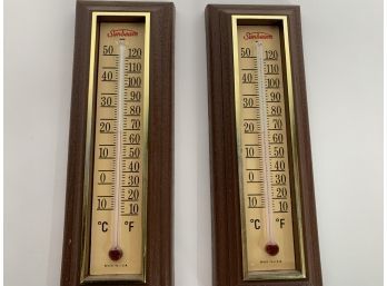 Pair Of Sunbeam Thermometers