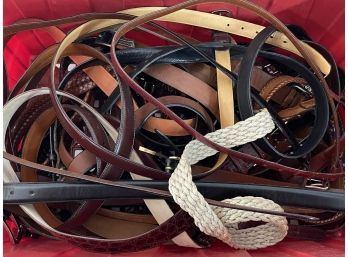 Assortment Of Men's Belts