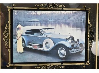 Rolls Royce Vintage Mirrored Frame