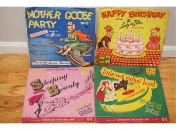 Group Of Vintage '78' Records  Including Mother Goose Party-54