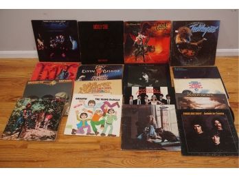Group Of Vintage Classic Rock  Records Including The Ultimate Sin By Ozzy Osbourne-11