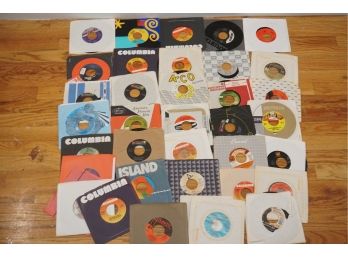 Group Of Vintage 45 RPM Records Including Barbra Streisand-41
