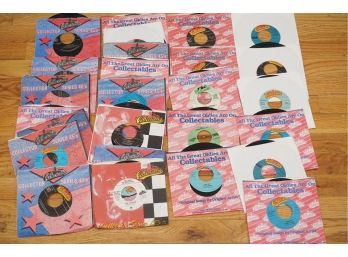 Group Of Vintage 45 RPM Vinyl Records Collectors Series 45's-70