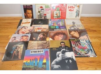 Group Of Vintage Vinyl Records Including Frank Sinatra Love Is A Kick-86
