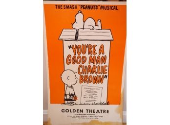 ' You're A Good Man Charlie Brown' Poster Original