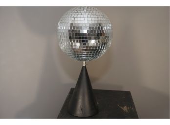 Vintage Lite F/x Small Disco Ball On Stand