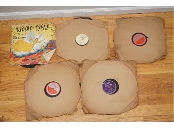 Group Of Vintage Records Including Kiddie Time Cinderella With Big Sister-61