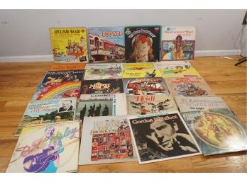 Vintage Lot Of Set Of Records Including The Solitaires And Old Town Wop-1