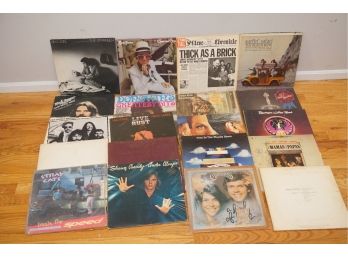 Group Of Vintage Classic Rock  Records Including Billy Joel The Stranger-19