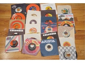 Group Of Vintage 45 RPM Vinyl Records Including Paul Young-66