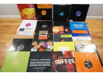 Group Of Vintage Vinyl Records Including Different Worlds E.p. Volume 2 -79