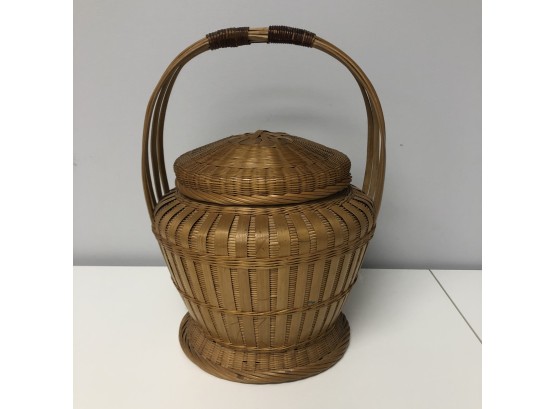 Vintage Chinese Wedding Basket From Hong Kong