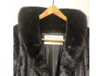 Stunning Vintage Long Black Russian Fur Coat