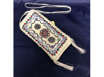 Aarong Hand Embroidered Cotton Artisan Small Bag Pouch Bangladesh