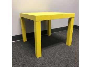Ikea Lack Side Table Sunny Yellow Square 22x22