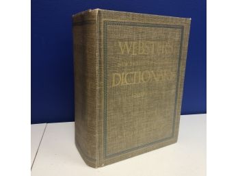 HUGE Webster's Dictionary Unabridged Second Edition 1962