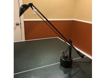 Modern Black Weighted Metal Articulating Arm Desk Task Lamp