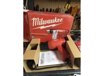 New Milwaukee Heat Gun #1 With Box & Manual