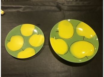 Pair Of 2 Crate & Barrel Extra Large Serving Dishes