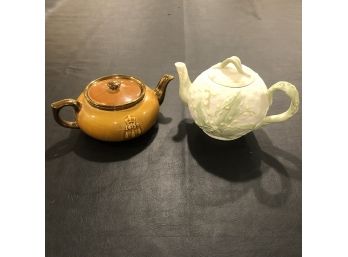 Pair Of Decorative Teapots