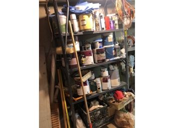 Entire Metal Shelving Unit WITH All Tools & Accessories