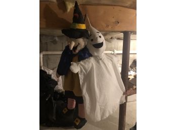 Halloween Witch & Ghost Hanging Plush Figures