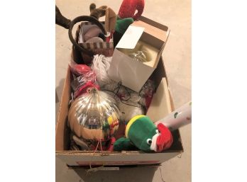 Bin Filled W Miscellaneous Christmas Holiday Decor