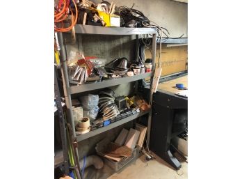 Entire Plastic Shelving Unit WITH All Tools & Accessories