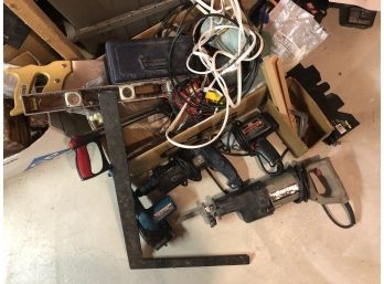 Entire Top Shelf Of Tools & Accessories