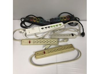 Bundle Of 6 Assorted Electrical Power Strips