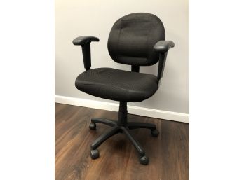 5 Wheeled Black Fabric Desk Office Chair