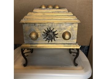Metal And Wood Decorative Box