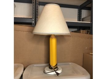Yellow Pencil Lamp