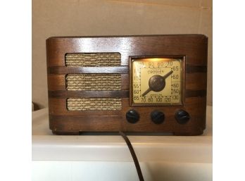 Vintage Crosley Corp Tube Radio Model 52TF