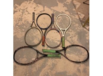 Bundle Of 6 Unstrung Tennis Racquets