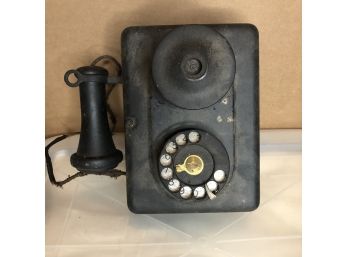 Antique Candlestick Wall Telephone