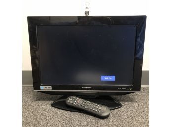 Sharp LC-19DV22U Flat Screen TV W/ Built In DVD Player 19'