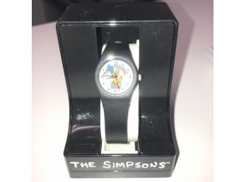 Vintage The Simpsons Quartz Watch 1990 Nelsonic New In Original Box