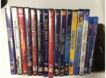 DVD & Blu-Ray Bundle - Disney & Other Kid's Movies