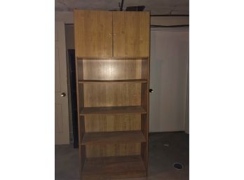 Bookcase With Top Cabinet
