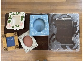 LR/ 5 Assorted Picture Photo Frames